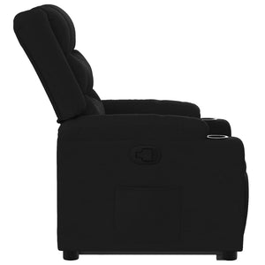 Fauteuil inclinable noir tissu