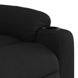 Fauteuil inclinable noir tissu