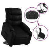 Fauteuil inclinable Noir Similicuir