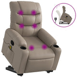 Fauteuil inclinable de massage Cappuccino Similicuir