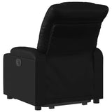 Fauteuil inclinable électrique noir similicuir