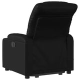 Fauteuil inclinable de massage électrique noir similicuir
