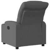 Fauteuil inclinable électrique Gris foncé Tissu