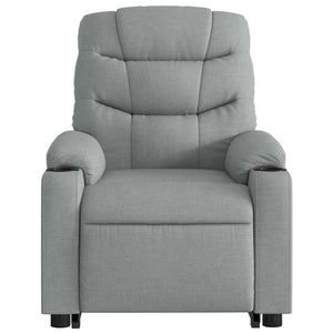 Fauteuil inclinable Gris clair Tissu