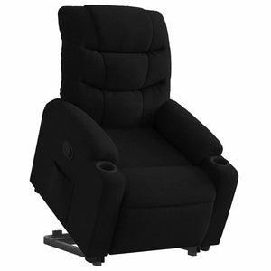 Fauteuil inclinable noir tissu