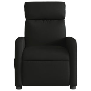 Fauteuil inclinable électrique Noir Tissu