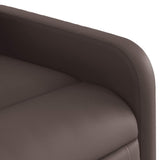 Fauteuil inclinable électrique Marron Similicuir