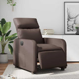 Fauteuil inclinable électrique Marron Similicuir