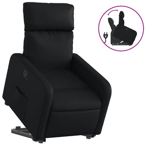 Fauteuil inclinable Noir Similicuir