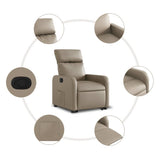 Fauteuil inclinable Cappuccino Similicuir