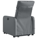 Fauteuil inclinable de massage Gris Similicuir