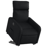 Fauteuil inclinable électrique noir similicuir