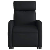 Fauteuil inclinable de massage électrique noir similicuir
