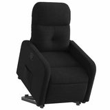 Fauteuil inclinable noir tissu