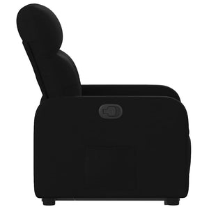 Fauteuil inclinable noir tissu