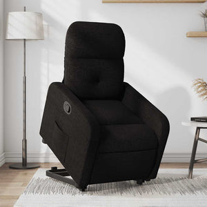 Fauteuil inclinable noir tissu