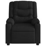 Fauteuil de massage inclinable noir tissu