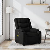 Fauteuil de massage inclinable noir tissu