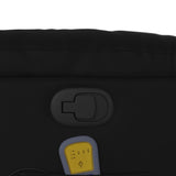 Fauteuil de massage inclinable noir similicuir