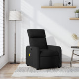 Fauteuil inclinable de massage en tissu noir