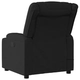 Fauteuil inclinable de massage noir tissu