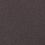 Ensemble de canapés 3 pcs marron foncé tissu
