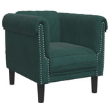 Ensemble de canapés 3 pcs vert foncé velours