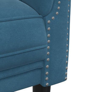 Ensemble de canapés 3 pcs bleu velours