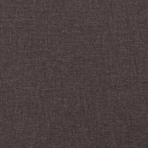 Ensemble de canapés 3 pcs marron foncé tissu