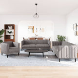 Ensemble de canapés 3 pcs taupe tissu