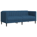 Ensemble de canapés 3 pcs bleu tissu