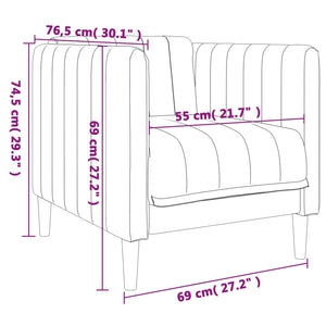 Ensemble de canapés 3 pcs crème tissu