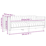 Ensemble de canapés 2 pcs noir tissu