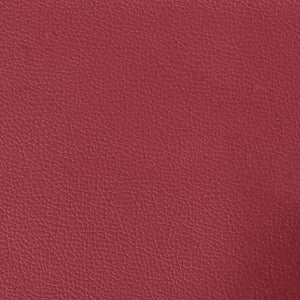 Ensemble de canapés Chesterfield 3pcs rouge bordeaux similicuir