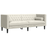 Ensemble de canapé Chesterfield et traversins 2pcs velours