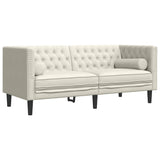 Ensemble de canapé Chesterfield et traversins 2pcs velours