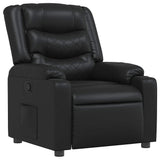Fauteuil inclinable Noir Similicuir