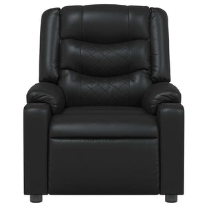 Fauteuil inclinable Noir Similicuir