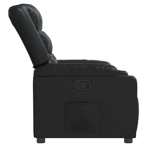 Fauteuil inclinable Noir Similicuir
