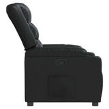 Fauteuil inclinable Noir Similicuir
