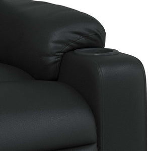 Fauteuil inclinable Noir Similicuir