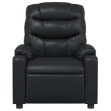 Fauteuil inclinable Noir Similicuir