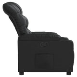Fauteuil inclinable Noir Similicuir