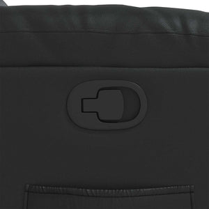 Fauteuil inclinable Noir Similicuir
