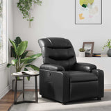 Fauteuil inclinable Noir Similicuir