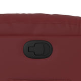 Fauteuil inclinable Rouge bordeaux Similicuir
