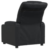 Fauteuil de massage inclinable Noir Similicuir