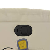 Fauteuil inclinable de massage Crème Similicuir