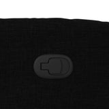 Fauteuil inclinable Noir Tissu