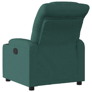 Fauteuil inclinable Vert foncé Tissu